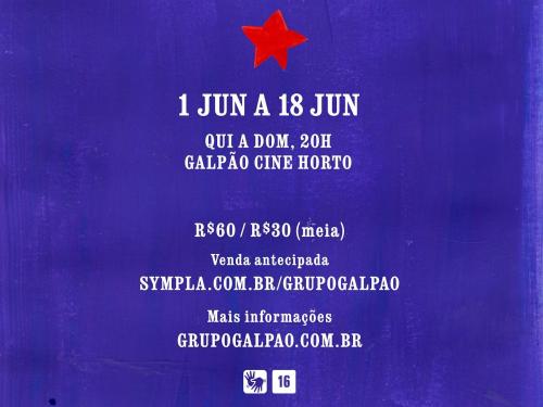 Espetáculo: “Cabaré Coragem” - Grupo Galpão