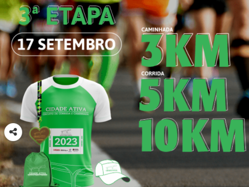 Corrida: Circuito Cidade Ativa 2023 - 3ª Etapa