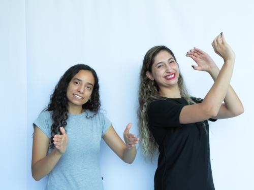 Bárbara Vitor e Dinalva Andrade