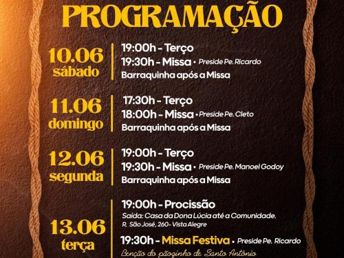 Festa de Santo Antônio da Paróquia Jesus Missionário