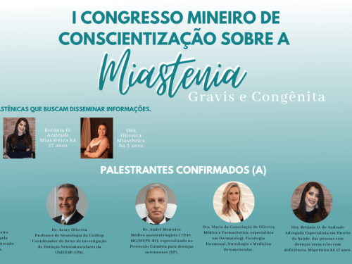 I Congresso Mineiro de Conscientização sobre a Miastenia (Gravis e Congênita) 2023