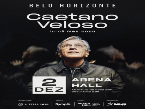 Show: Caetano Veloso "Turnê: Meu Coco"