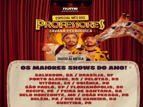 Show: Diogo Almeida “Especial Mês dos Professores”