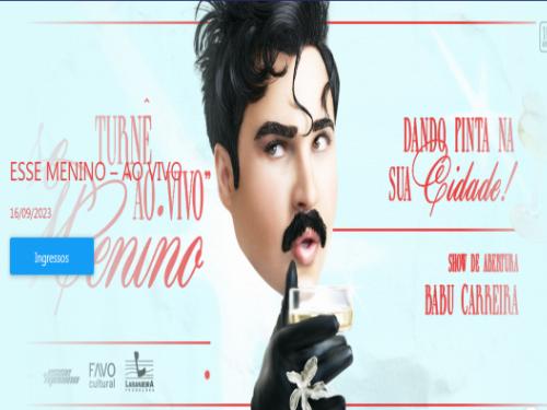 Espetáculo: "Dando pinta na cidade" com Esse Menino