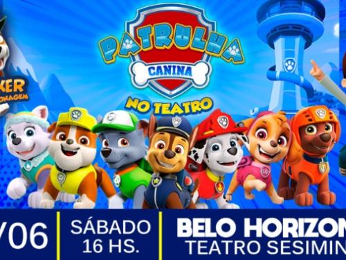 Espetáculo: Patrulha Canina no Teatro com Tracker