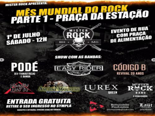 Dia Mundial do Rock - Praça da Estação