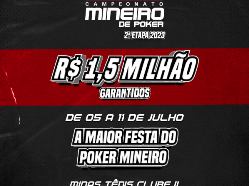 Campeonato Mineiro de Poker - 2ª Etapa