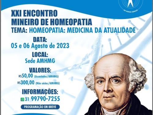 XXI Encontro Mineiro de Homeopatia 2023