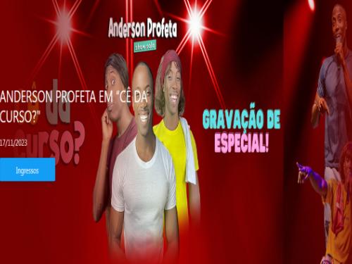 Stand up: "Cê dá curso" de Anderson Profeta