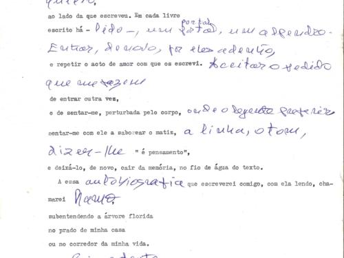 Exposição: "Cartas aos escritores do meu ramo" - Maria Gabriela Llansol