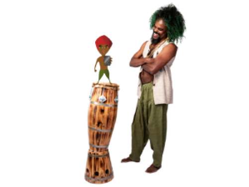 Férias nos Teatros - Teatro Francisco Nunes - Sois África Mirim - Tom Nascimento & Travessia Iluminada Boi Rosado