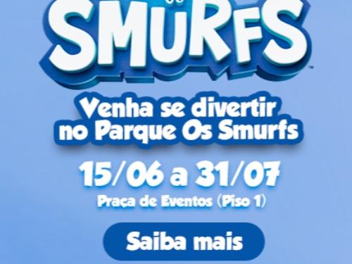 O parque temático: Os Smurfs no Boulevard Shopping