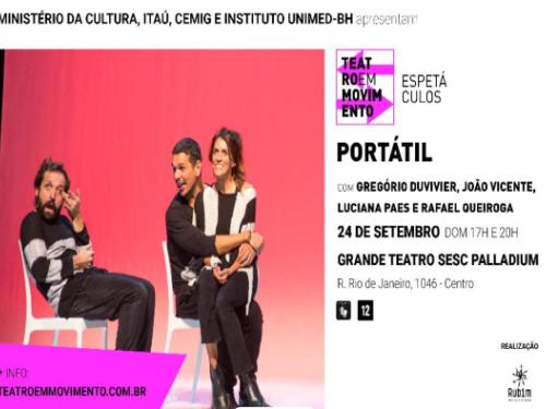Espetáculo: "Portátil" com Gregório Duvivier