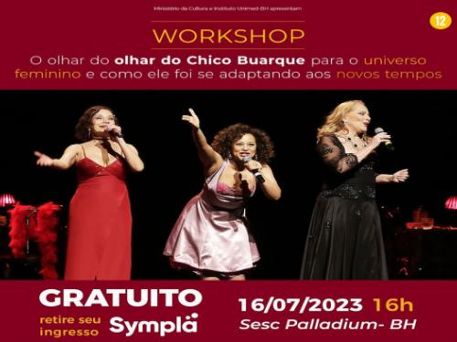 Espetáculo: "Palavra de Mulher" com Lucinha Lins, Tania Alves e Virgínia Rosa