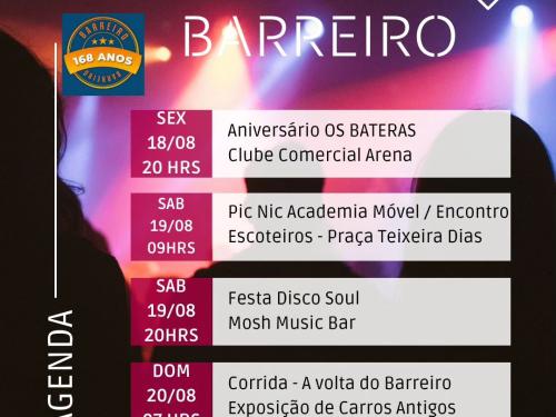 Aniversário do Barreiro - 168 anos 