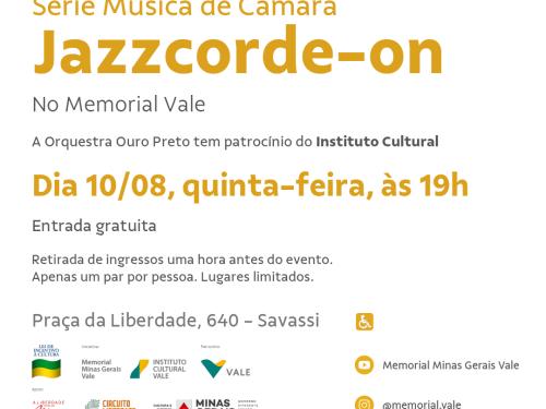 Concerto "projeto Jazzcorde-on" no Memorial Minas Gerais Vale