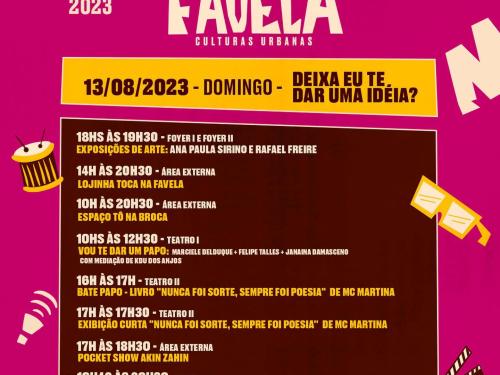 Festival Toca na Favela - Culturas Urbanas