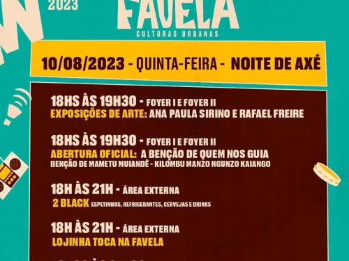 Festival Toca na Favela - Culturas Urbanas