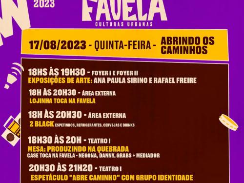 Festival Toca na Favela - Culturas Urbanas