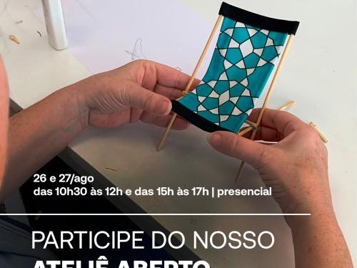 Ateliê aberto - Casa Fiat de Cultura