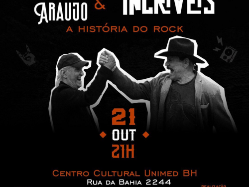 Show: Eduardo Araújo e Os Incríveis “A história do Rock” 