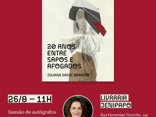 Lançamento do livro "Submersa, 20 anos com Sapos e Afogados"