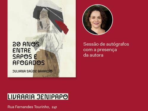 Lançamento do livro "Submersa, 20 anos com Sapos e Afogados"