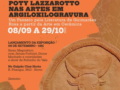 Exposição: Poty Lazzarotto nas Artes em Argiloxilogravuras - Fábio Brasileiro