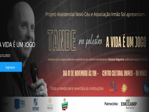 Palestra: “A vida é um jogo” com Tande