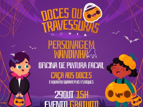 Doces ou Travessuras no Via Shopping