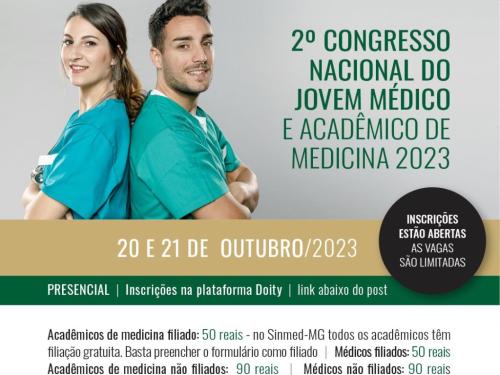 2º Congresso Nacional do Jovem Médico e Acadêmico de Medicina - SINMED-MG
