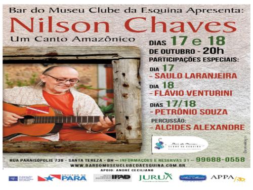 Show: “Um Canto Amazônico” de Nilson Chaves