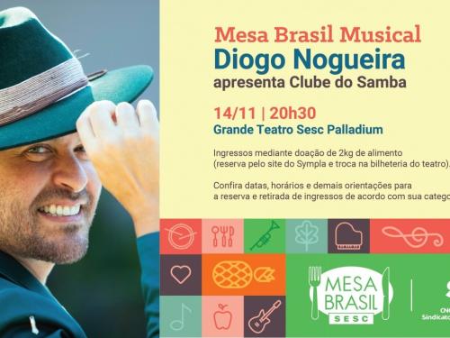 Mesa Brasil Musical com Diogo Nogueira