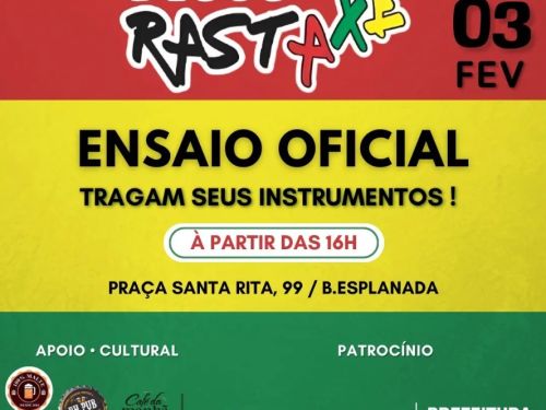Ensaio: Bloco Rastaxé