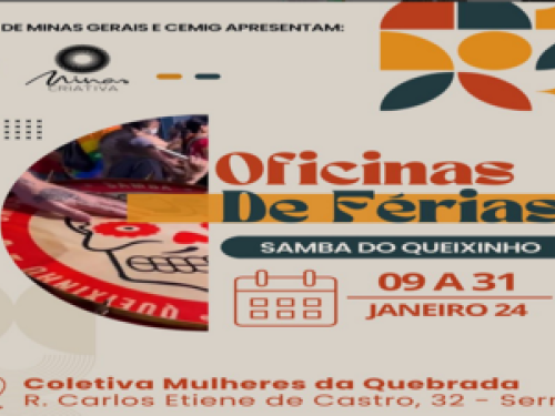  Oficinas de férias - Grupo Samba Queixinho