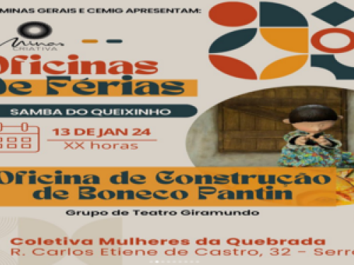  Oficinas de férias - Grupo Samba Queixinho