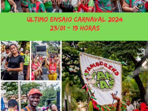 Ensaio e Cortejo - Bloco Tamborins Tantãs