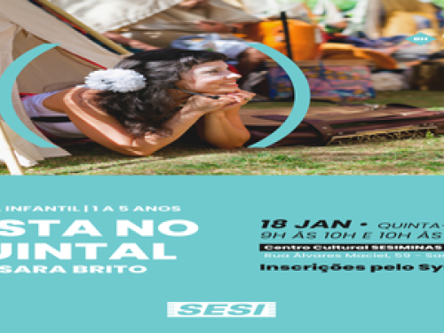 Oficina: Festa no Quintal com Sara Brito