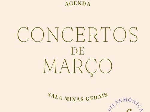 Concertos de Março - Orquestra Filarmônica de MG