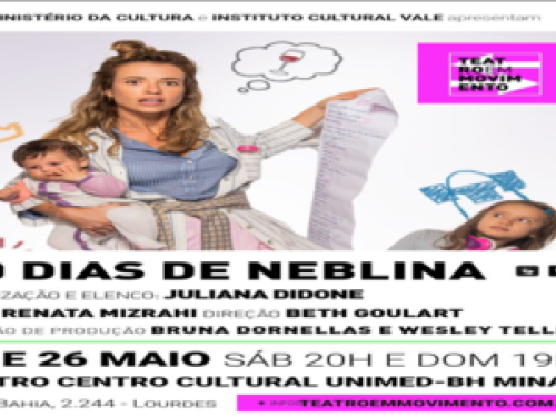 Espetáculo: "60 Dias de Neblina", com Juliana Didone