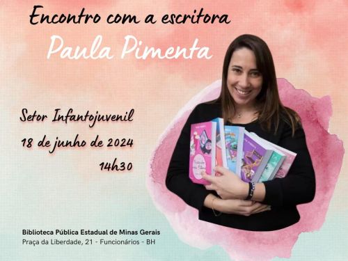 Encontro com a escritora - Paula Pimenta