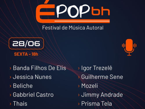 É Pop BH - Festival de Música Autoral