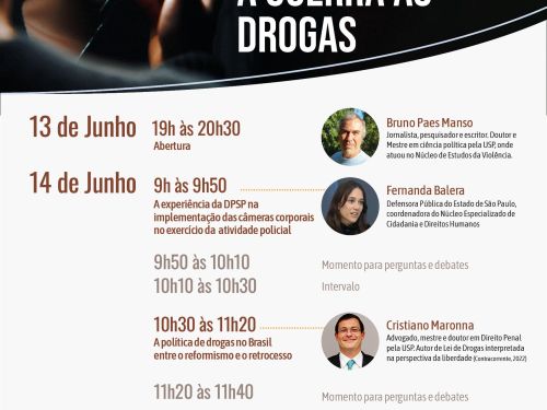 Seminário: Repensando a Guerra às Drogas