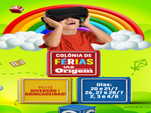 Colônia de Férias - Mercado de Origem