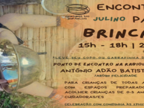 Encontro para Brincar - Rabiola - Banner