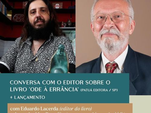 Conversa com Editor sobre o Livro 'Ode à Errância'