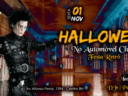 Festa de Halloween no Automóvel Clube de Minas Gerais