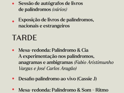 2º Encontro Brasileiro de Palindromistas