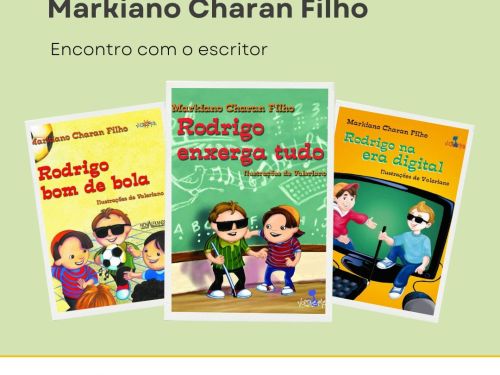 Tempo para ler: encontro com Markiano Charan Filho