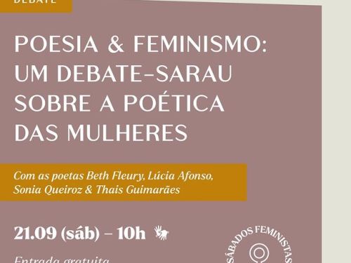 Poesia & Feminismo: Um Debate-Sarau sobre a Poética das Mulheres